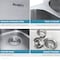 Ruvati 32" Undermount 50/50 Double Bowl 16 Gauge SS Kitchen Sink RVM4300 - alternate 9